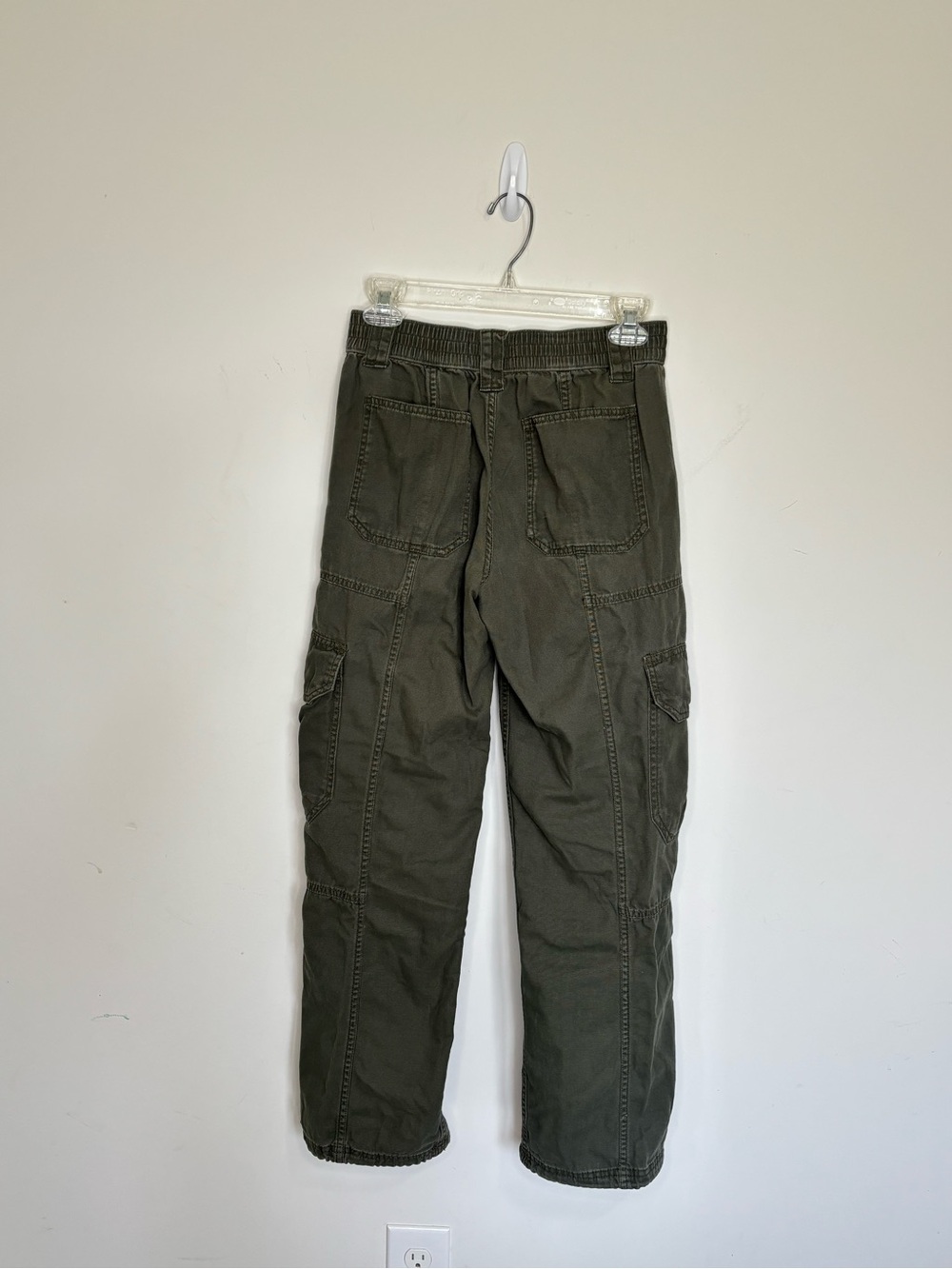 Aeropostale Women’s Utility Cargo Olive Green Cargo Pants XS - Picture 3 of 5